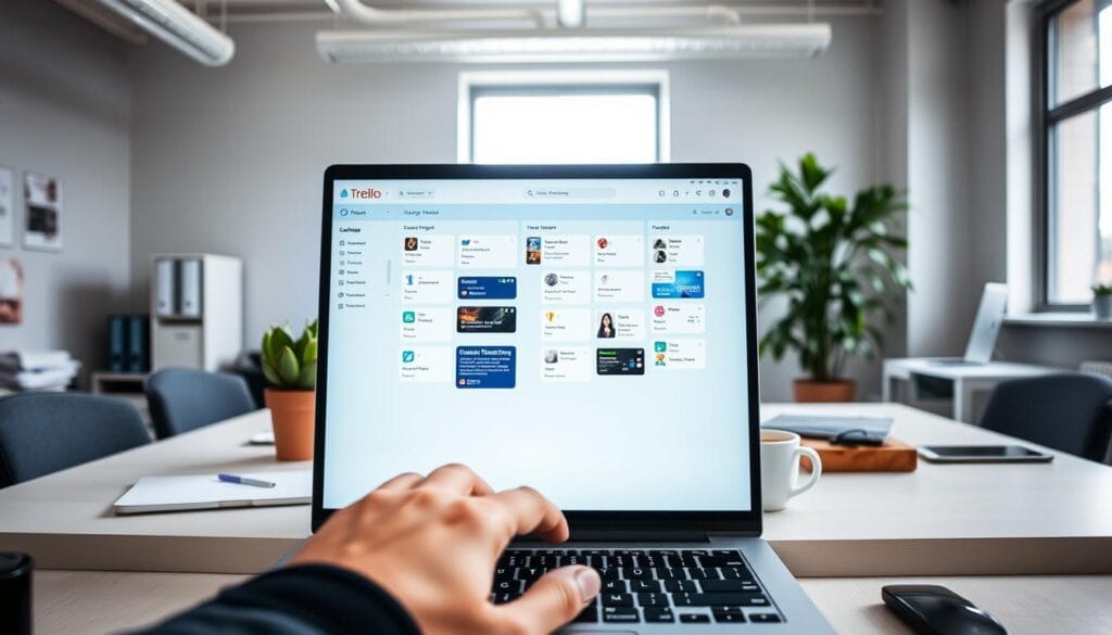 Visuelle Arbeitsweise mit Trello